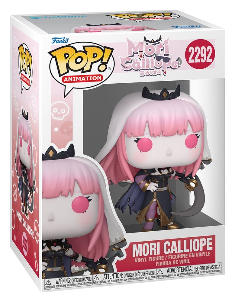 hololive POP! Animation Vinyl Figure Mori Calliope 9 cm DS Modellismo hololive POP! Animation Mori Calliope Funko