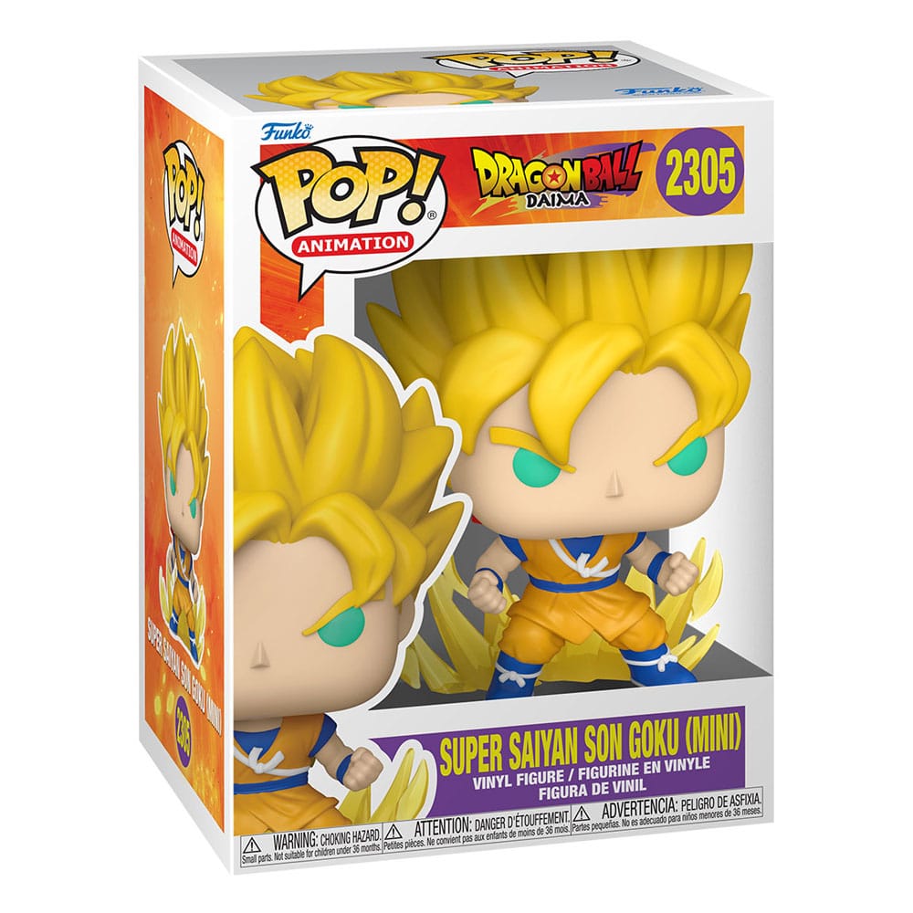 Dragon Ball Daima POP! Animation Vinyl Figure SS Son Goku w/Chase 9 cm Assortment (6) DS Modellismo Dragon Ball Daima POP! Animation SS Son Goku