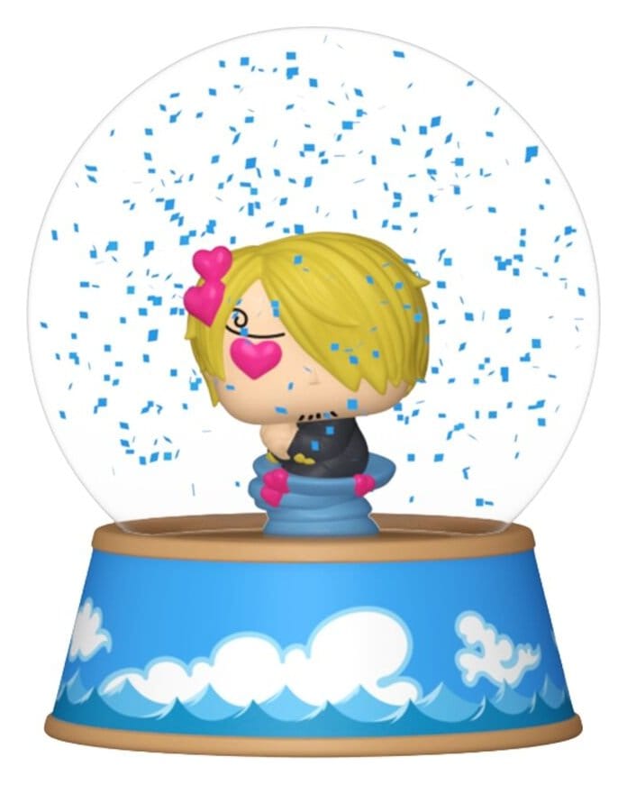 One Piece Mini Figures Glitter Globes Pdq 5 cm Display (12) DS Modellismo One Piece Mini Glitter Globes Pdq Display
