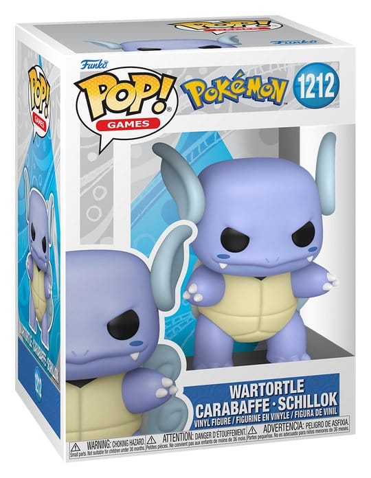 Pokémon POP! Games Vinyl Figure Wartortle 9 cm DS Modellismo Pokémon POP! Games Wartortle Funko
