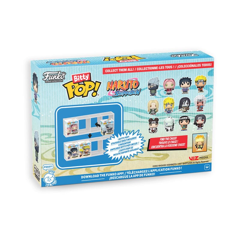 Naruto Shippuden Bitty POP! Vinyl Figure 4-Pack Battles 2,5 cm DS Modellismo Naruto Shippuden Bitty POP! 4-Pack Battles