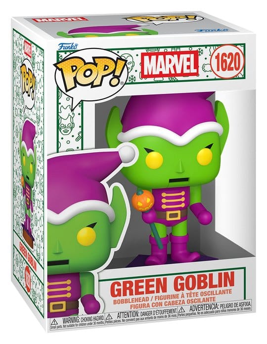 Marvel POP! Vinyl Figure : Holiday S6- Goblin(NTKR) 9 cm - Damaged packaging DS Modellismo Marvel POP! : Holiday S6- Goblin(NTKR)