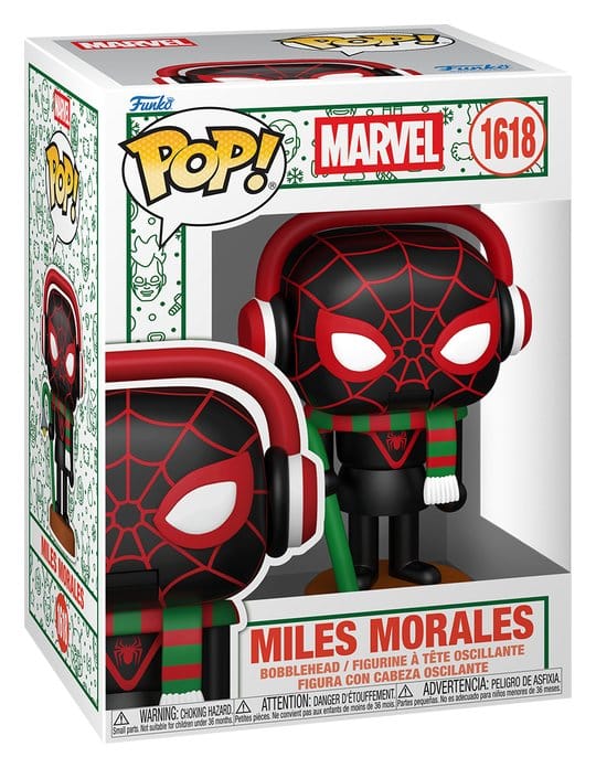 Marvel POP! Vinyl Figure : Holiday S6- Miles(NTKR) 9 cm DS Modellismo Marvel POP! : Holiday S6- Miles(NTKR) Funko