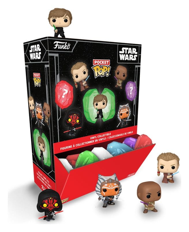 Star Wars Mystery Pocket POP! Vinyl Figure Kyber Crystals 4 cm Display (12) DS Modellismo Star Wars Mystery Pocket POP! Kyber Crystals