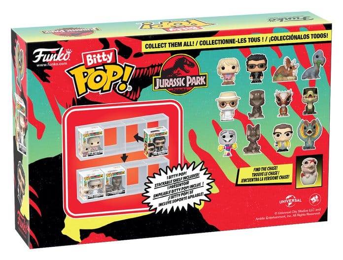 Jurassic Park Bitty POP! Vinyl Figure 4-Pack Mr. Dna 2,5 cm DS Modellismo Jurassic Park Bitty POP! 4-Pack Mr. Dna 2,5