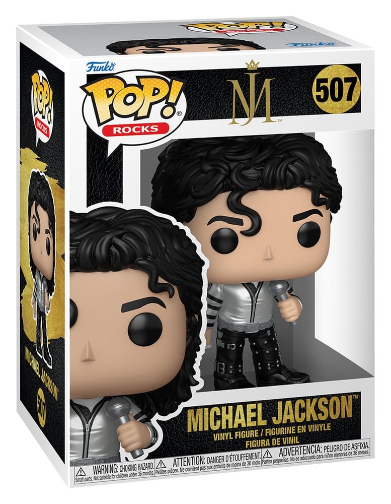 Michael Jackson POP! Rocks Vinyl Figure Bad Tour (MT) 9 cm DS Modellismo Michael Jackson POP! Rocks Bad Tour (Mt)