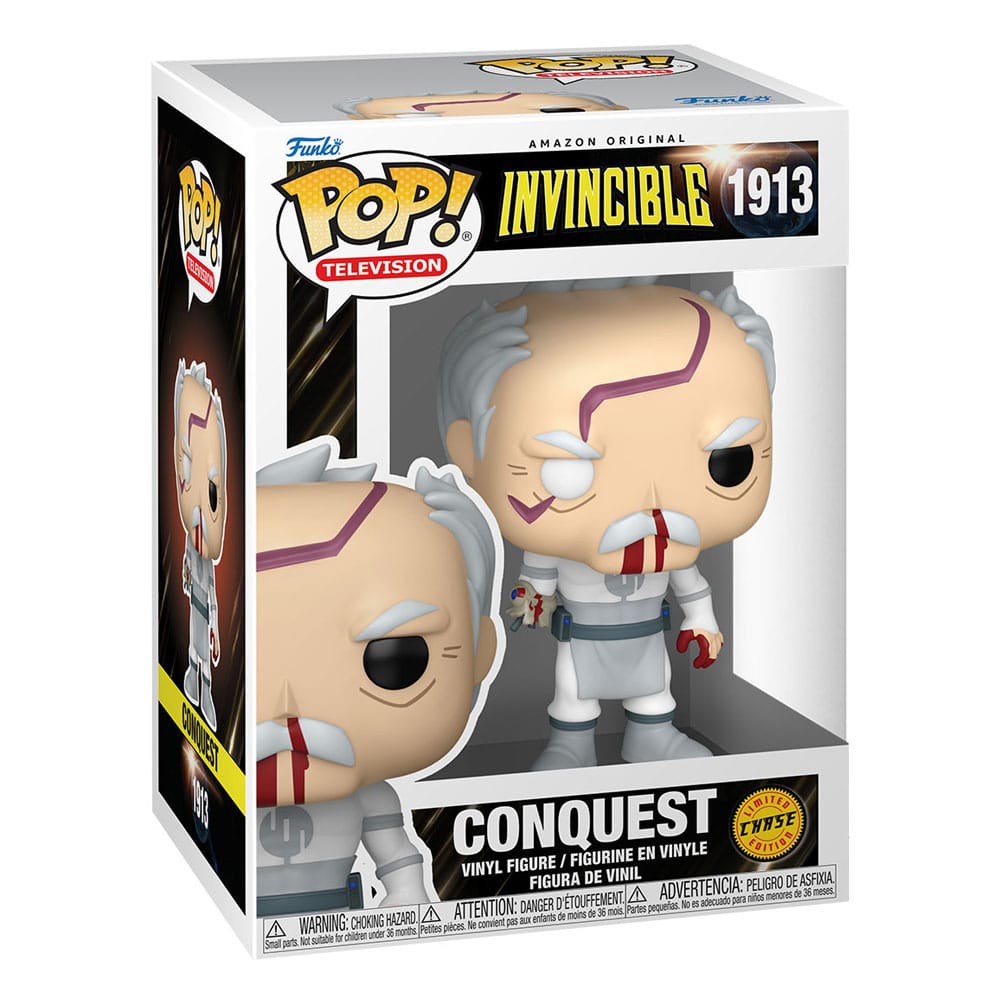 Invincible POP! Television Vinyl Figures Conquest with Chase 9 cm Assortment (6) DS Modellismo Invincible POP! Television Conquest