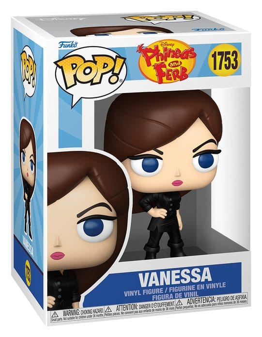 Phineas and Ferb POP! Disney Vinyl Figure Vanessa 9 cm DS Modellismo Phineas Ferb POP! Disney Vanessa Funko