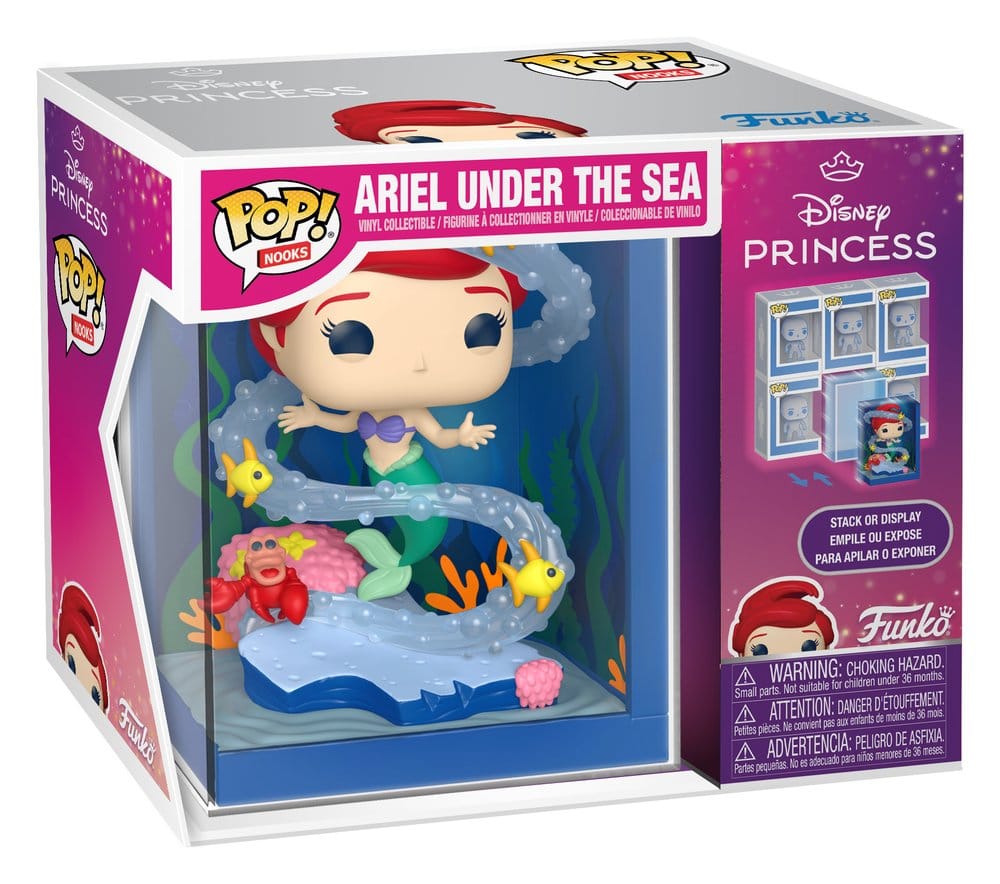 La Sirenetta POP! Nooks Vinyl Diorama Ariel’s Grotto 16 cm DS Modellismo La Sirenetta POP! Nooks Diorama Ariel’s