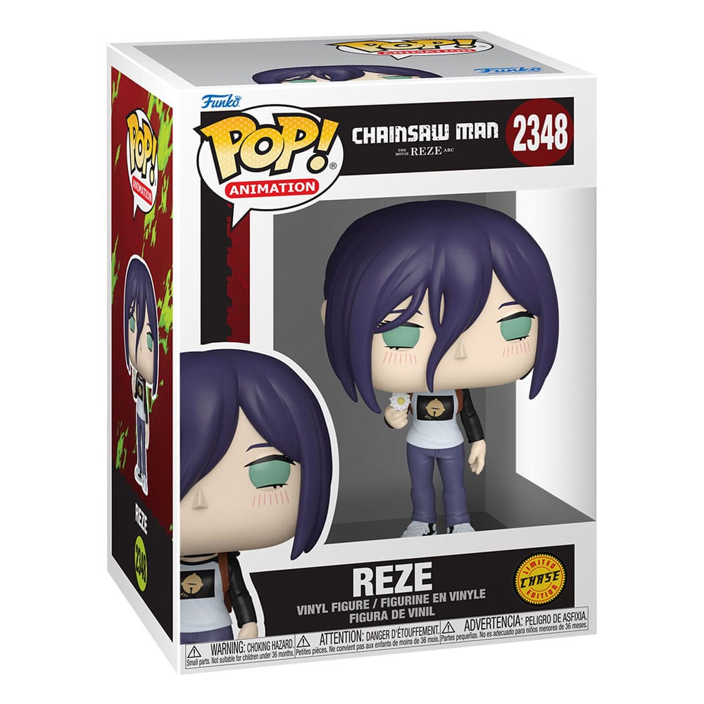Chainsaw Man POP! Animation Vinyl Figures Reze with Chase 9 cm Assortment (6) DS Modellismo Chainsaw Man POP! Animation Reze with Chase
