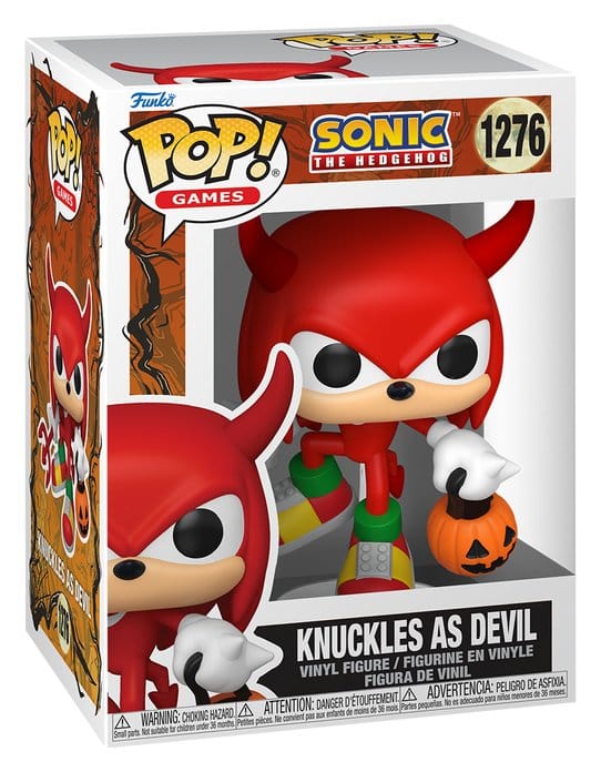 Sonic the Hedgehog POP! Games Vinyl Figure Devil Knuckles 9 cm DS Modellismo Sonic Hedgehog POP! Games Devil Knuckles