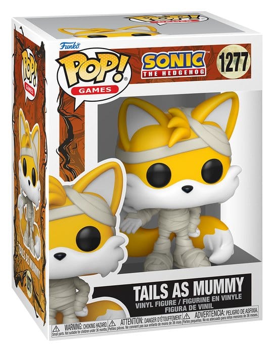 Sonic the Hedgehog POP! Games Vinyl Figure Mummy Tails 9 cm DS Modellismo Sonic Hedgehog POP! Games Mummy Tails Funko
