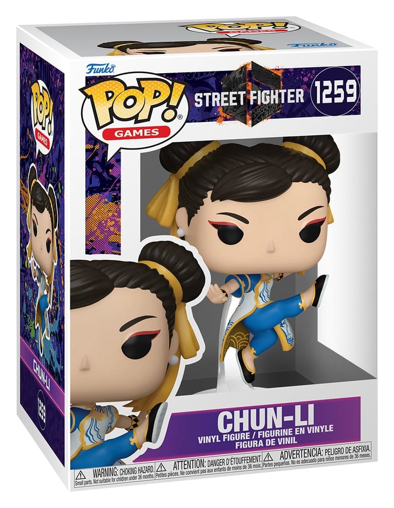 Street Fighter 6 POP! Games Vinyl Figure Chun-li 9 cm DS Modellismo Street Fighter 6 POP! Games Chun-li Funko