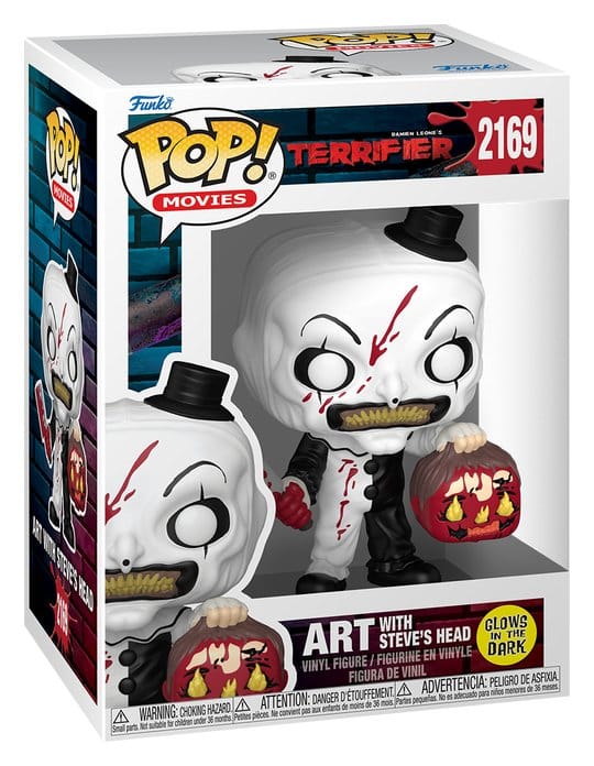 Terrifier POP! Movies Vinyl Figure Art with Head 9 cm DS Modellismo Terrifier POP! Movies Art with Head Funko