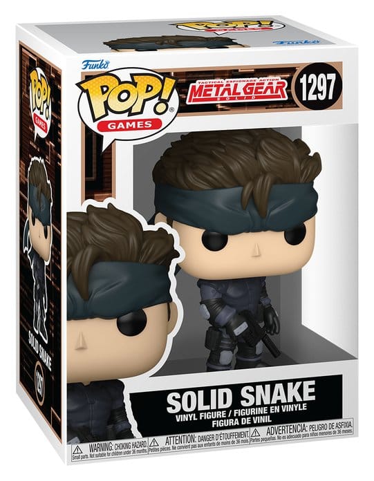 in metallo Gear Solid POP! Games Vinyl Figure Solid Snake 9 cm DS Modellismo in metallo Gear Solid POP! Games Solid Snake