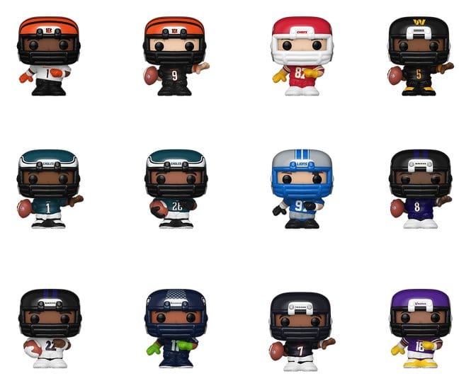 NFL Bitty POP! Vinyl Figures Series 2 2 cm Blind Box Display (24) DS Modellismo Nfl Bitty POP! 2 Blind Box Display (24)