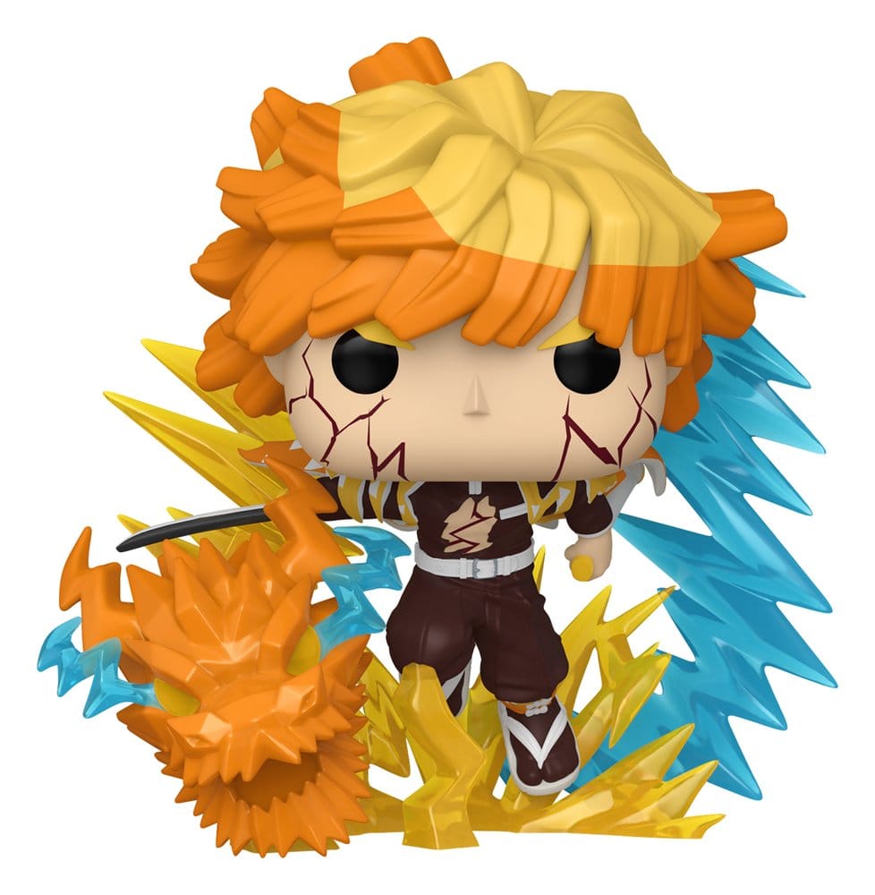 Demon Slayer: Kimetsu no Yaiba POP! Premium Vinyl Figure Zenitsu with Chase (Glow) 9 cm Assortment (3) DS Modellismo Demon Slayer: Kimetsu no Yaiba POP! Premium
