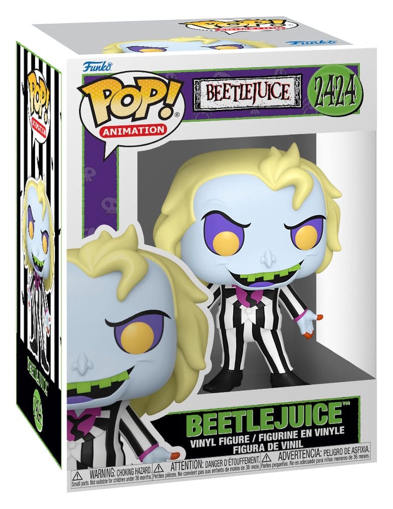 Beetlejuice (Animated) POP! Animation Vinyl Figure Beetlejuice 9 cm DS Modellismo Beetlejuice (Animated) POP! Animation