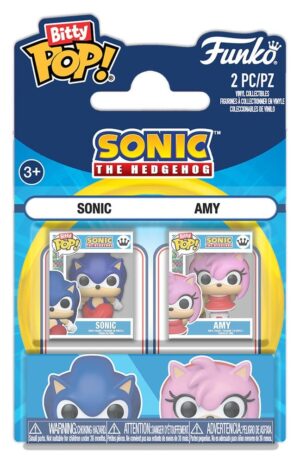Sonic Hedgehog Bitty POP! Sonic & Amy Rose