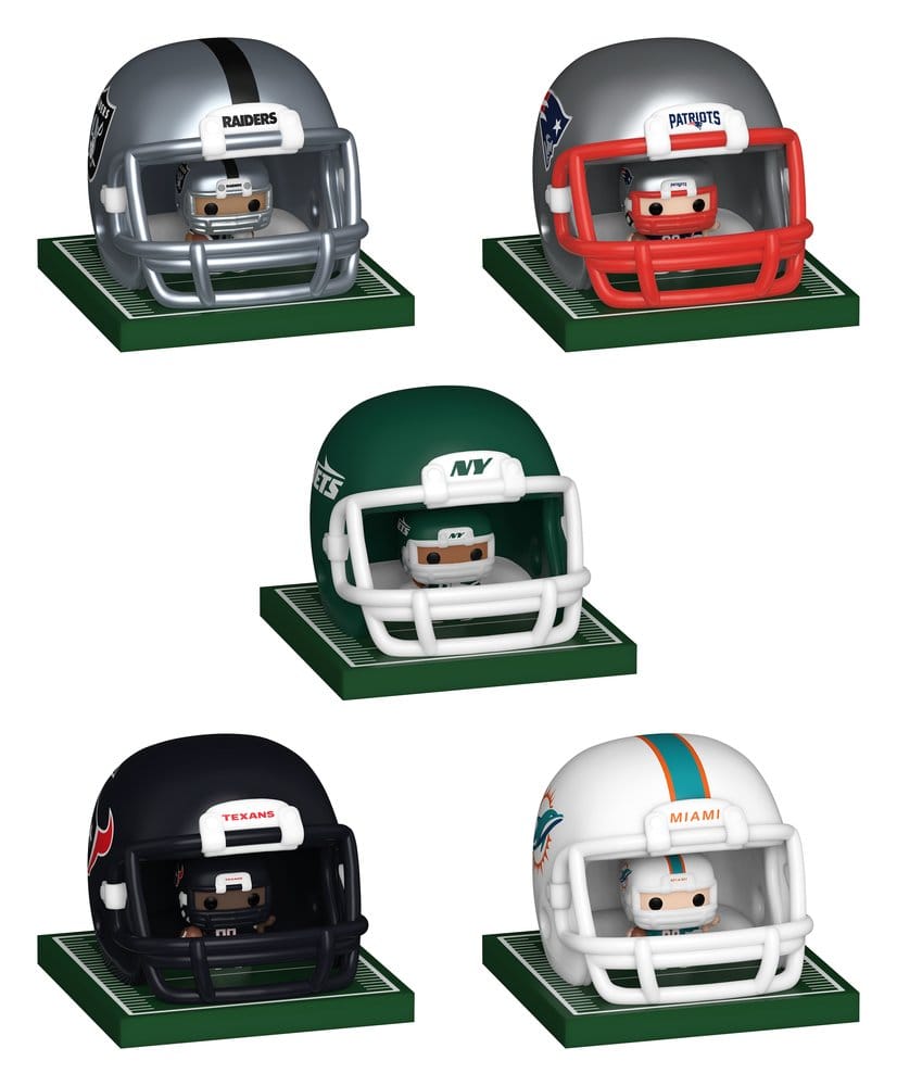 NFL Bitty POP! Helmets Vinyl Figures Afc Series 1 Assortment (12) DS Modellismo Nfl Bitty POP! Helmets Afc 1 Assortment (12)