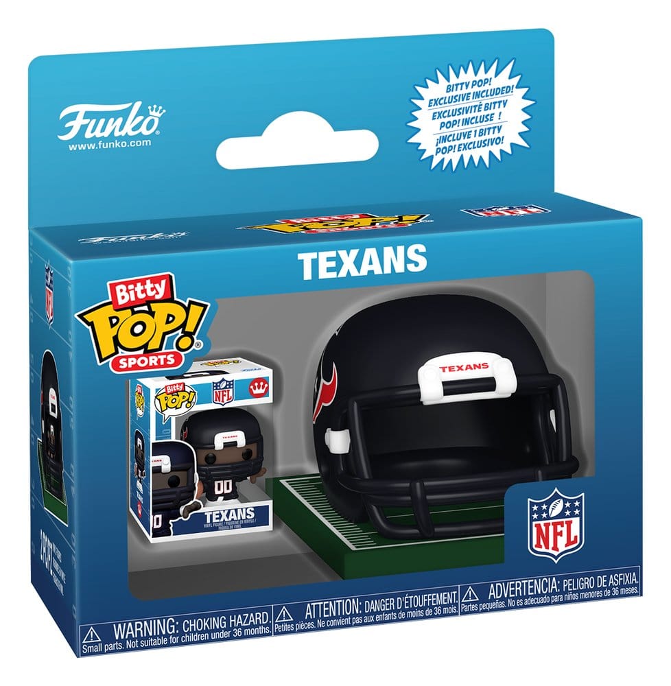 NFL Bitty POP! Helmets Vinyl Figures Afc Series 1 Assortment (12) DS Modellismo Nfl Bitty POP! Helmets Afc 1 Assortment (12)
