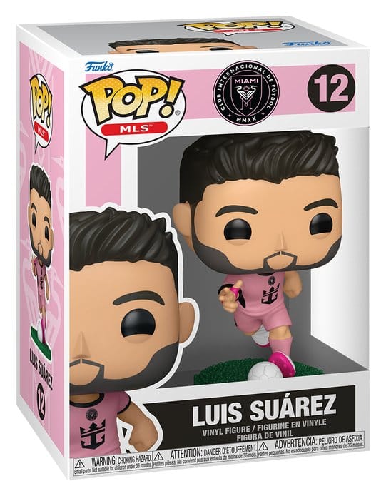 EFL POP! MLS Vinyl Figure Inter Miami CF - Luis Suarez (Pink) 9 cm DS Modellismo Efl POP! Mls Inter Miami Cf Luis Suarez