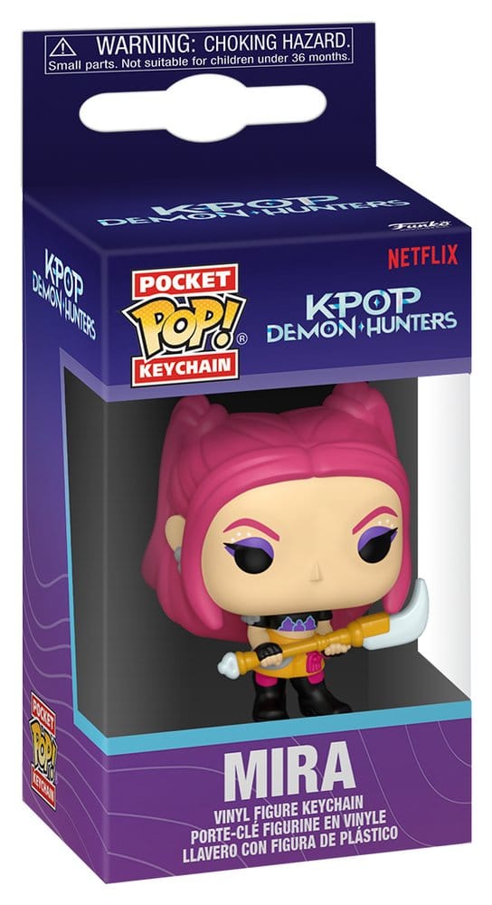 Portachiavi KPop Demon Hunters POP! 4 cm Mira Assortment (12) DS Modellismo Portachiavi KPop Demon Hunters POP! Mira