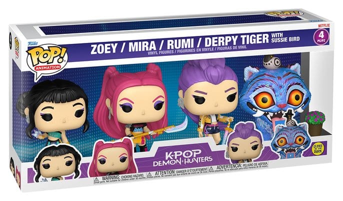 KPop Demon Hunters POP! Vinyl Figures 4-Pack Kpop DH DS Modellismo KPop Demon Hunters POP! 4-Pack Kpop Dh Funko
