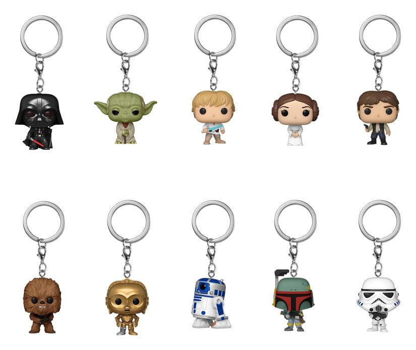 Portachiavi Star Wars POP! 4 cm Display (12) DS Modellismo Portachiavi Star Wars POP! Display (12)