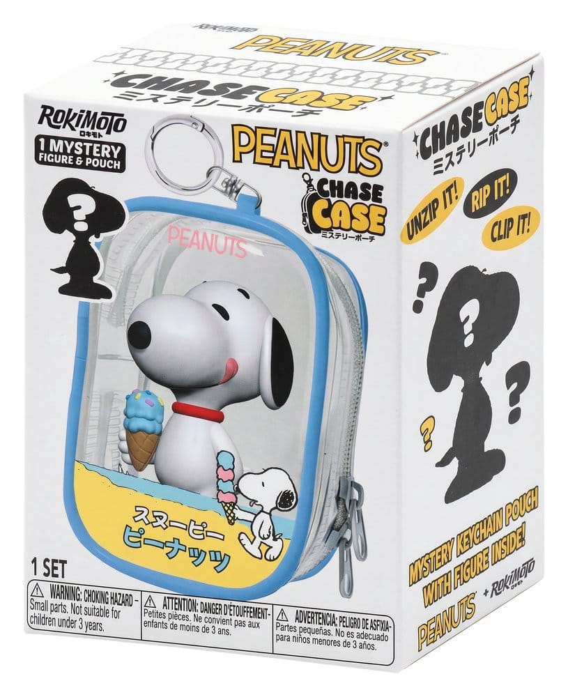 Portachiavi Peanuts Pouch Snoopy S1 Blind Box Display (12) DS Modellismo Portachiavi Peanuts Pouch Snoopy S1 Blind