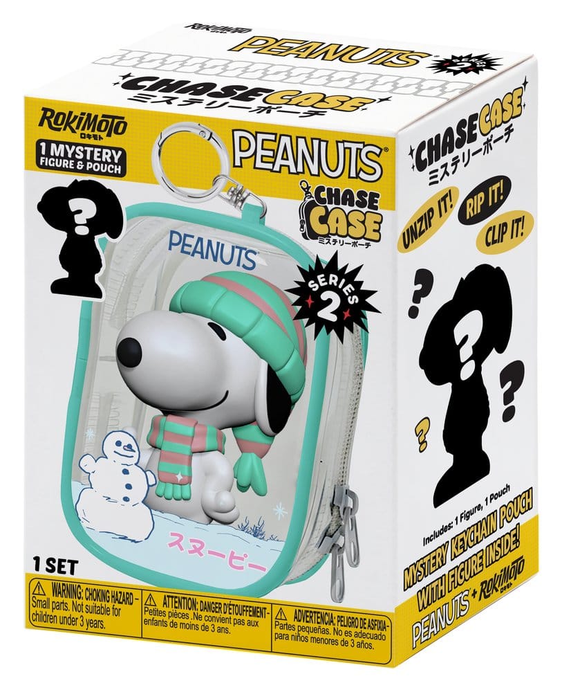 Snoopy Chase Case Mini Figure Blind Box Series 2 9 cm DS Modellismo Snoopy Chase Case Mini Blind Box 2