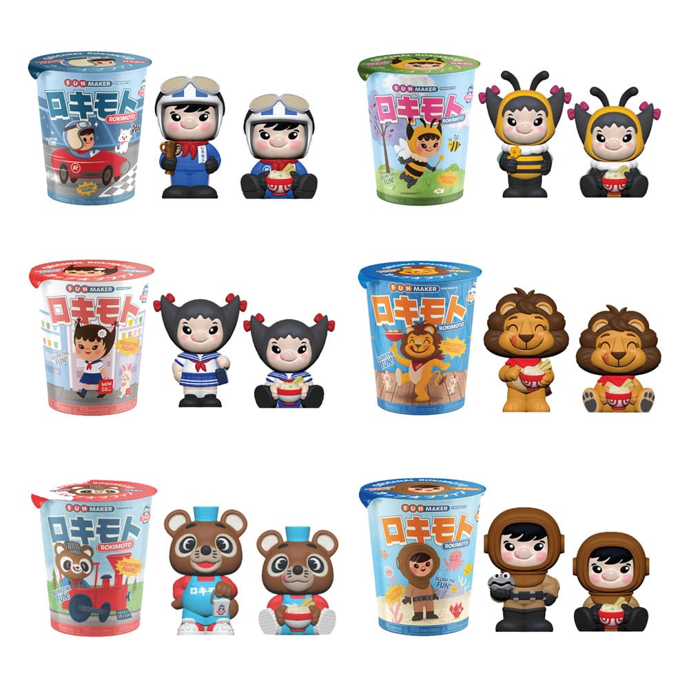 Rokimoto Cup of Fun Blind Box Figures 10 cm Wave 2 Display (12) DS Modellismo Rokimoto Cup Fun Blind Box Wave 2 Display