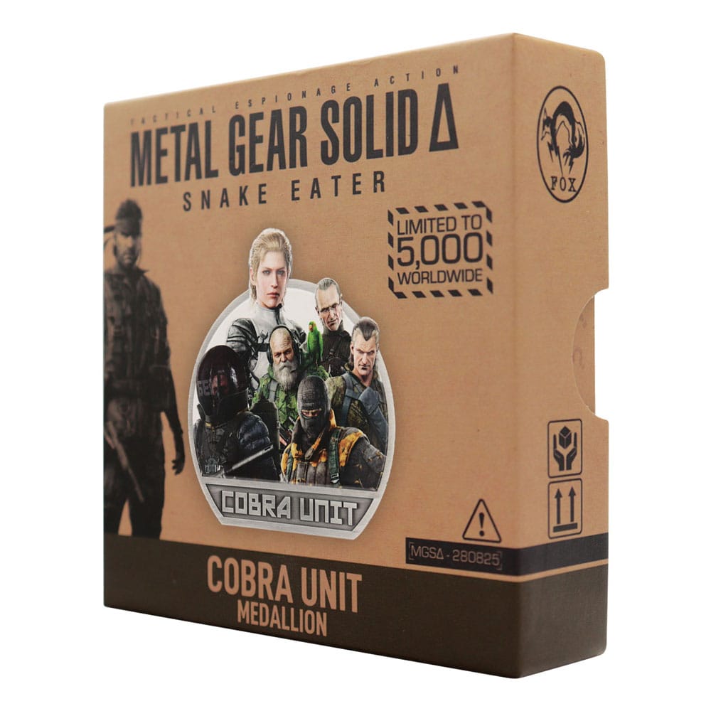 in metallo Gear Solid Delta Medallion Cobra Unit edizione limitata DS Modellismo in metallo Gear Solid Delta Medallion Cobra