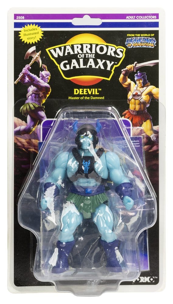 Legends of Dragonore: Warriors of the Galaxy Wave 3 Action Figure Deevil (Glow in the Dark) 14 cm DS Modellismo Legends Dragonore: Warriors Galaxy Wave 3