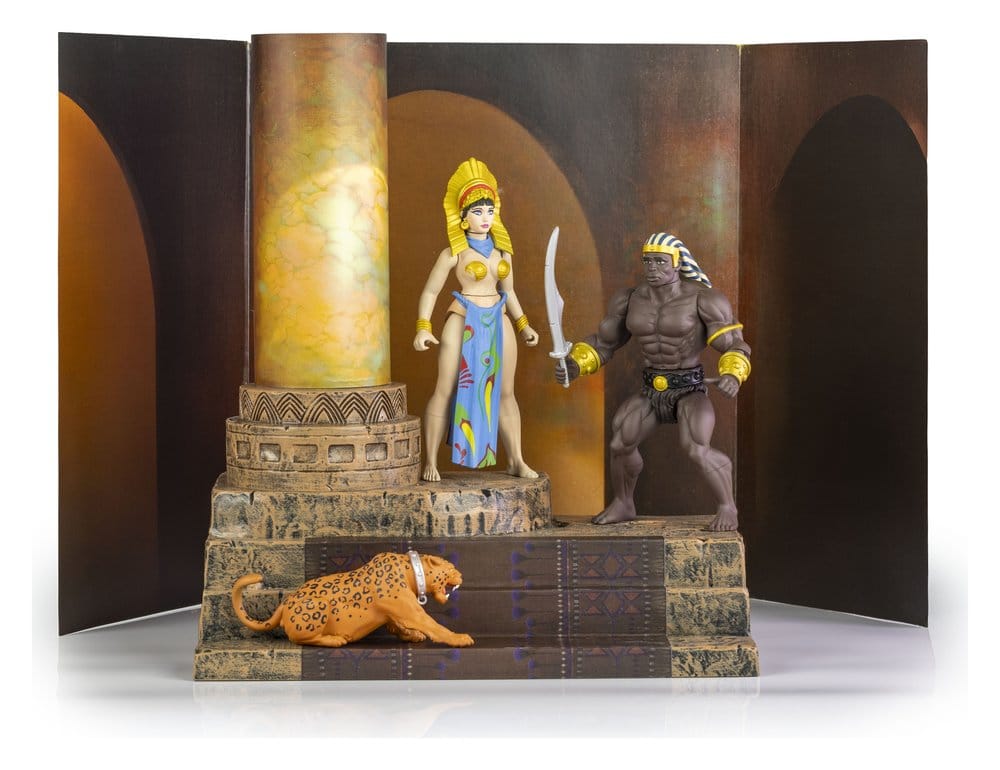 The Savage World of Frazetta Action Figure Set Egyptian Queen & The Guard (Museum Edition) 14 cm DS Modellismo Savage World Frazetta Action Egyptian Queen