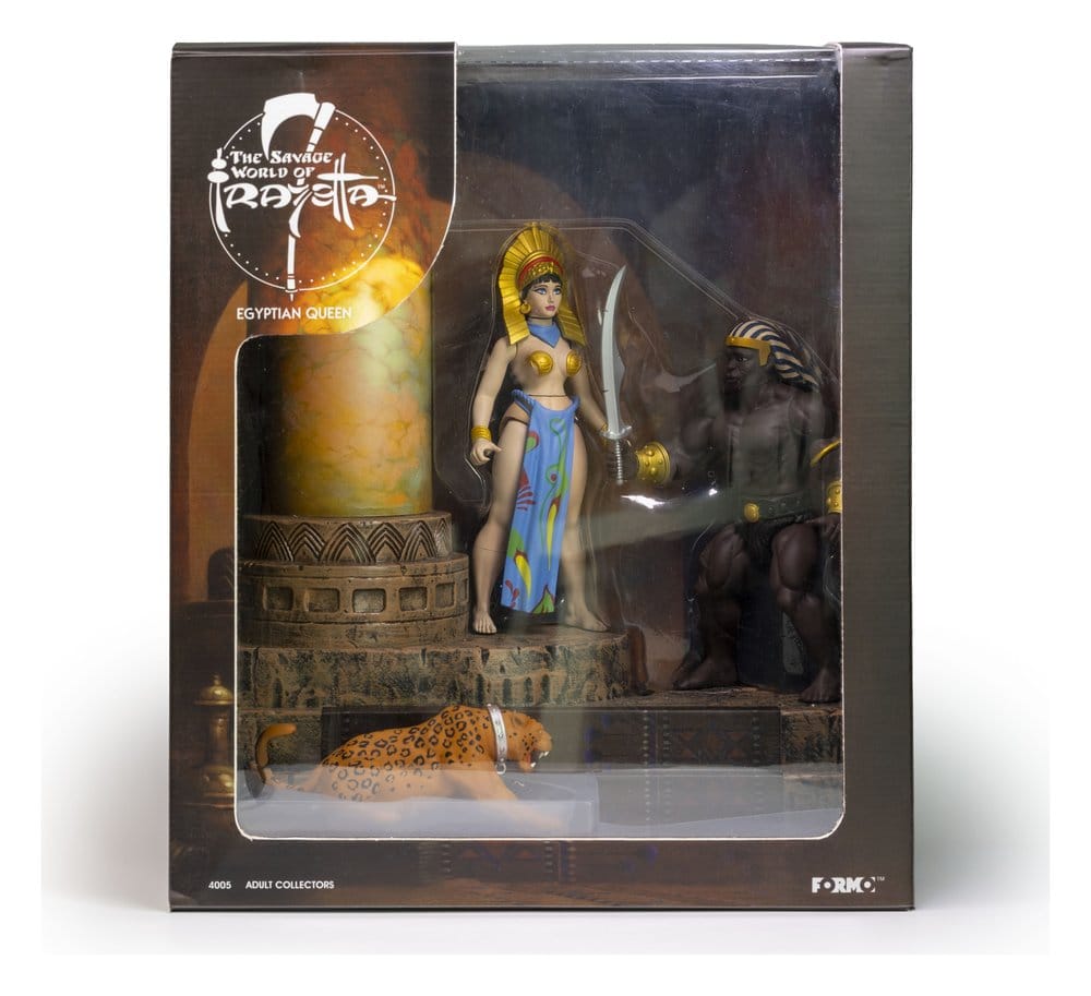 The Savage World of Frazetta Action Figure Set Egyptian Queen & The Guard (Museum Edition) 14 cm DS Modellismo Savage World Frazetta Action Egyptian Queen