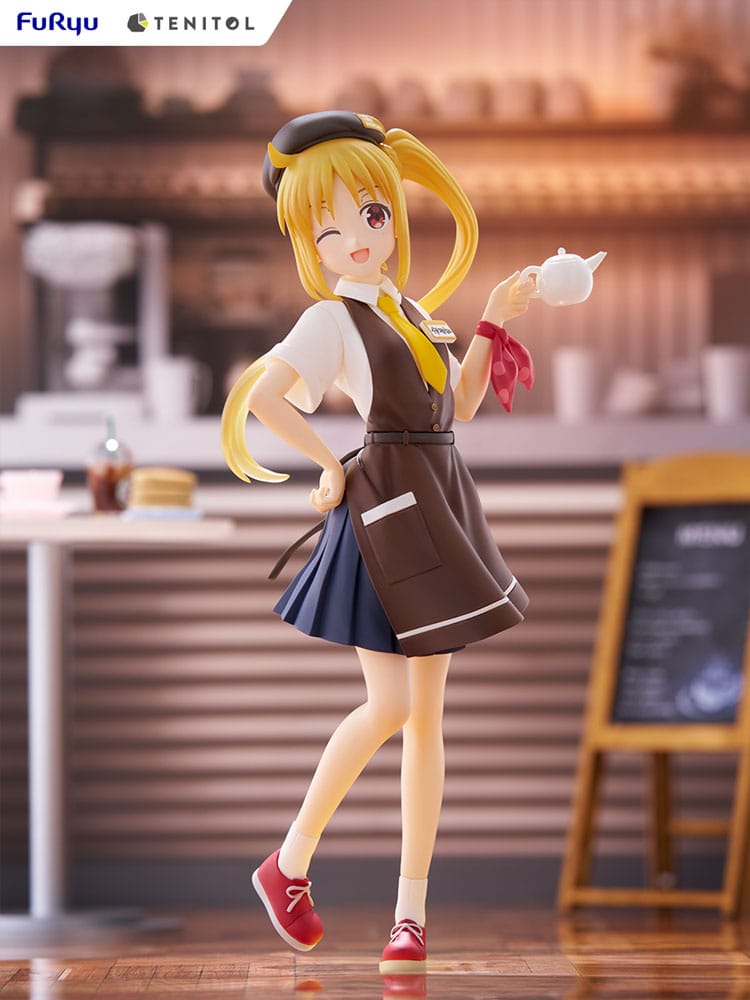 Statua Bocchi the Rock! Tenitol PVC Nijika Ijichi Café Style Ver. 20 cm DS Modellismo Statua Bocchi Rock! Tenitol Nijika Ijichi