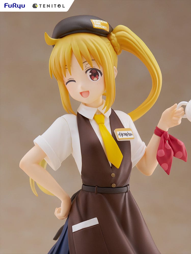 Statua Bocchi the Rock! Tenitol PVC Nijika Ijichi Café Style Ver. 20 cm DS Modellismo Statua Bocchi Rock! Tenitol Nijika Ijichi