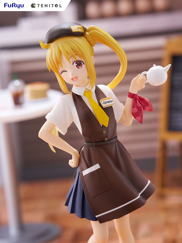 Statua Bocchi the Rock! Tenitol PVC Nijika Ijichi Café Style Ver. 20 cm DS Modellismo Statua Bocchi Rock! Tenitol Nijika Ijichi