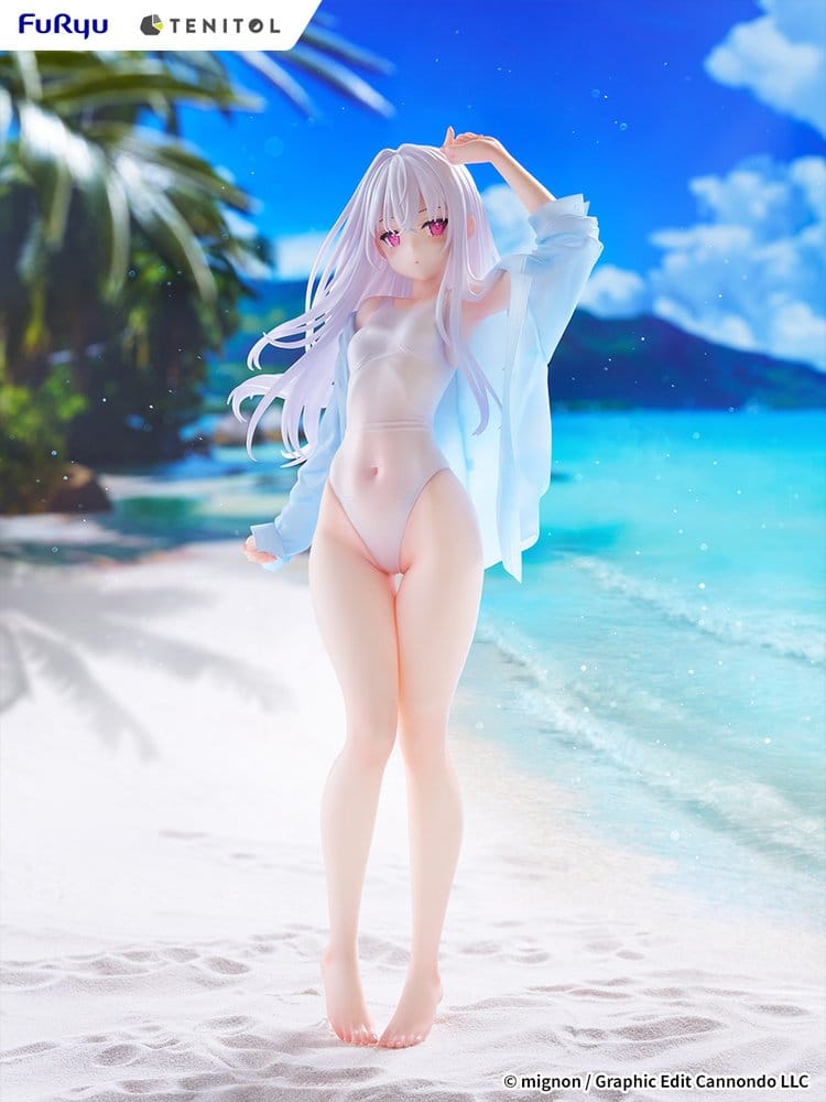 Mignon Works Tenitol Tall PVC Figure Shiro Swimsuit Ver. 30 cm DS Modellismo Mignon Works Tenitol Tall Shiro Swimsuit