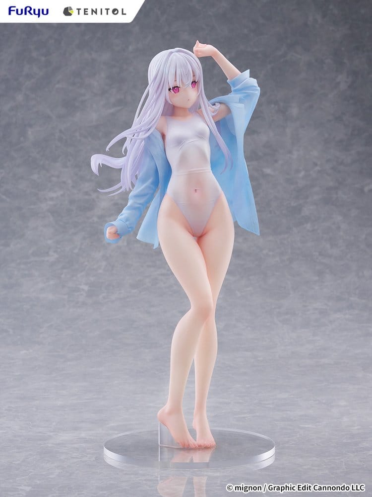 Mignon Works Tenitol Tall PVC Figure Shiro Swimsuit Ver. 30 cm DS Modellismo Mignon Works Tenitol Tall Shiro Swimsuit