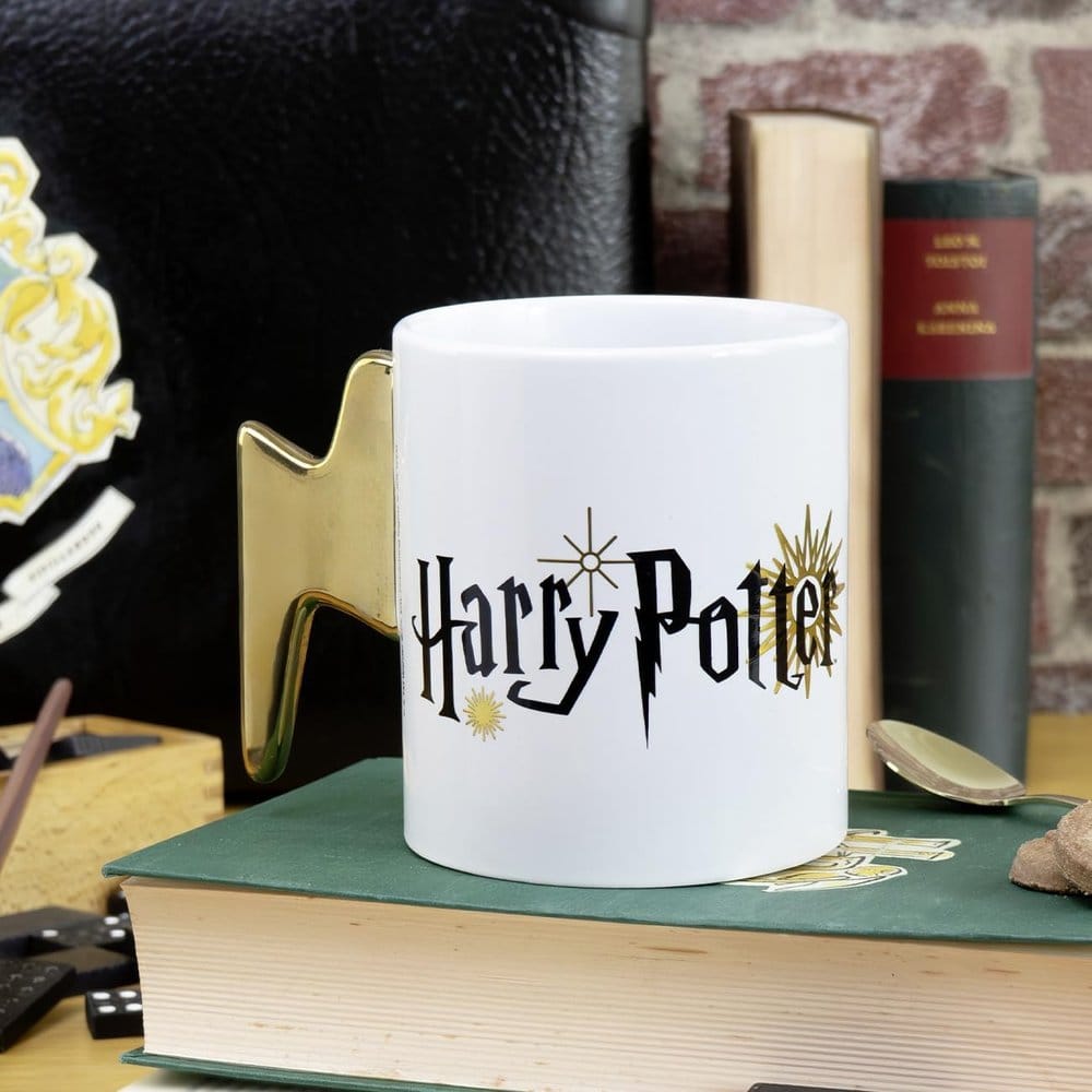 Tazza Harry Potter in vetro Lightning Handle 460 ml DS Modellismo Tazza Harry Potter in vetro Lightning Handle