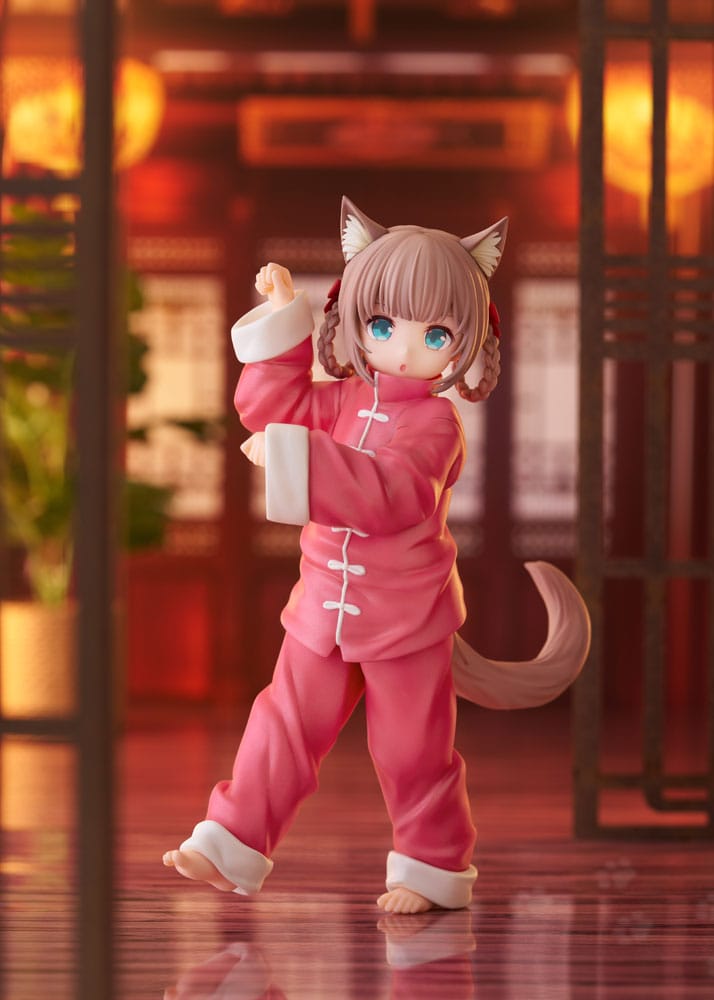 Statua My Cat Is a Kawaii Girl Palette Dress-Up Collection Kinako Nyang fu Ver. 15 cm DS Modellismo Statua My Cat Is a Kawaii Girl Palette