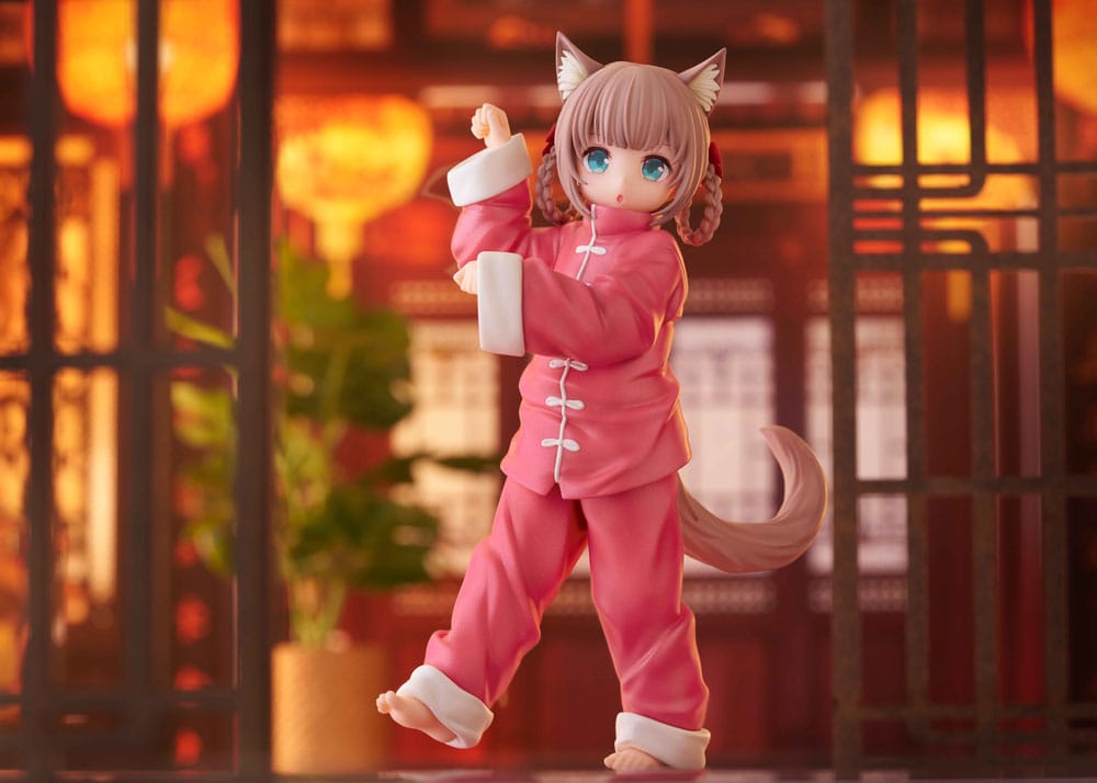 Statua My Cat Is a Kawaii Girl Palette Dress-Up Collection Kinako Nyang fu Ver. 15 cm DS Modellismo Statua My Cat Is a Kawaii Girl Palette