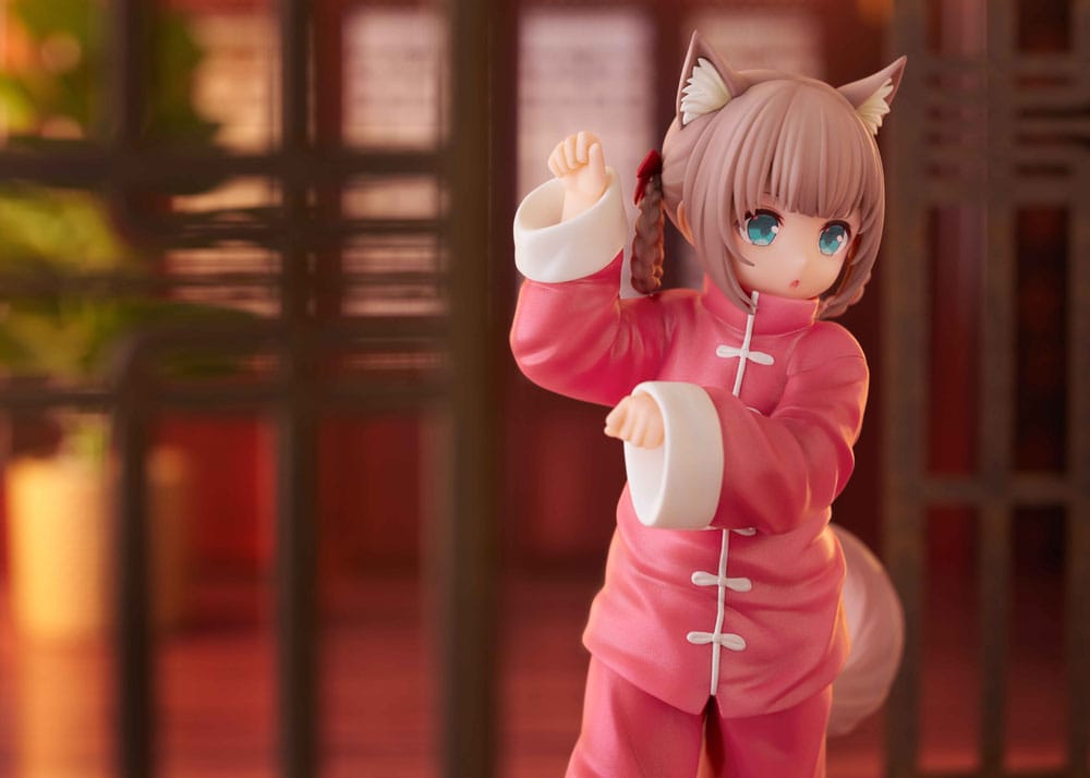 Statua My Cat Is a Kawaii Girl Palette Dress-Up Collection Kinako Nyang fu Ver. 15 cm DS Modellismo Statua My Cat Is a Kawaii Girl Palette