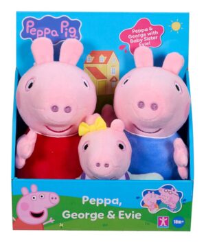 Peluche Peppa Pig 3er Character Options