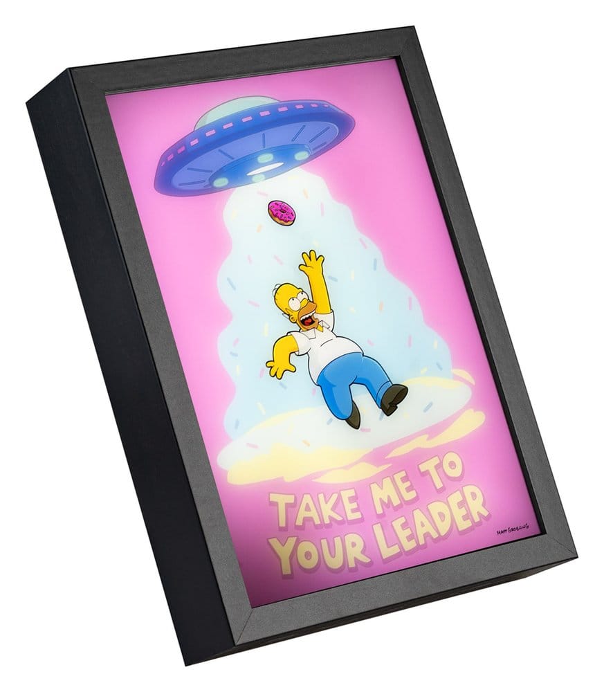Poster The Simpsons Framed LED 20 x 28 cm DS Modellismo Poster Simpsons Framed LED 20 x Grupo Erik