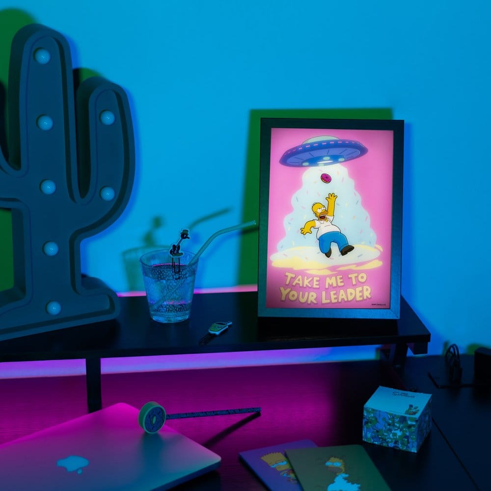 Poster The Simpsons Framed LED 20 x 28 cm DS Modellismo Poster Simpsons Framed LED 20 x Grupo Erik