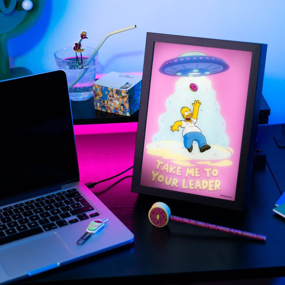 Poster The Simpsons Framed LED 20 x 28 cm DS Modellismo Poster Simpsons Framed LED 20 x Grupo Erik