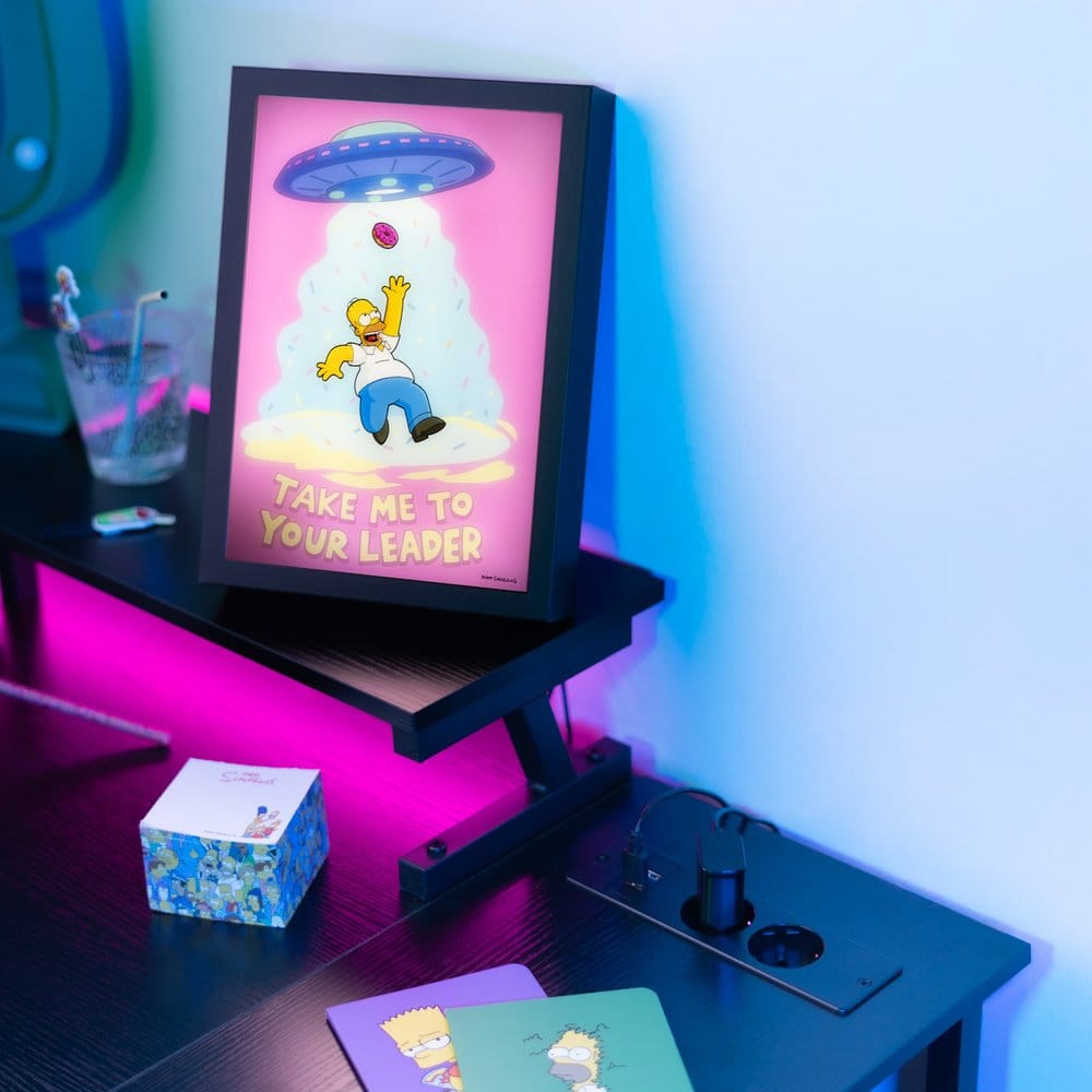 Poster The Simpsons Framed LED 20 x 28 cm DS Modellismo Poster Simpsons Framed LED 20 x Grupo Erik